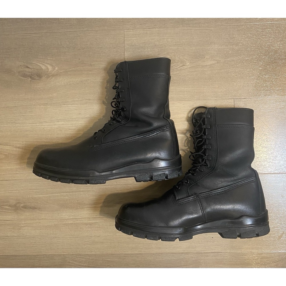 Bates DuraShock Black Leather Steel Toe Tactical Combat‎ Boots 01621 Men's 12 XW
